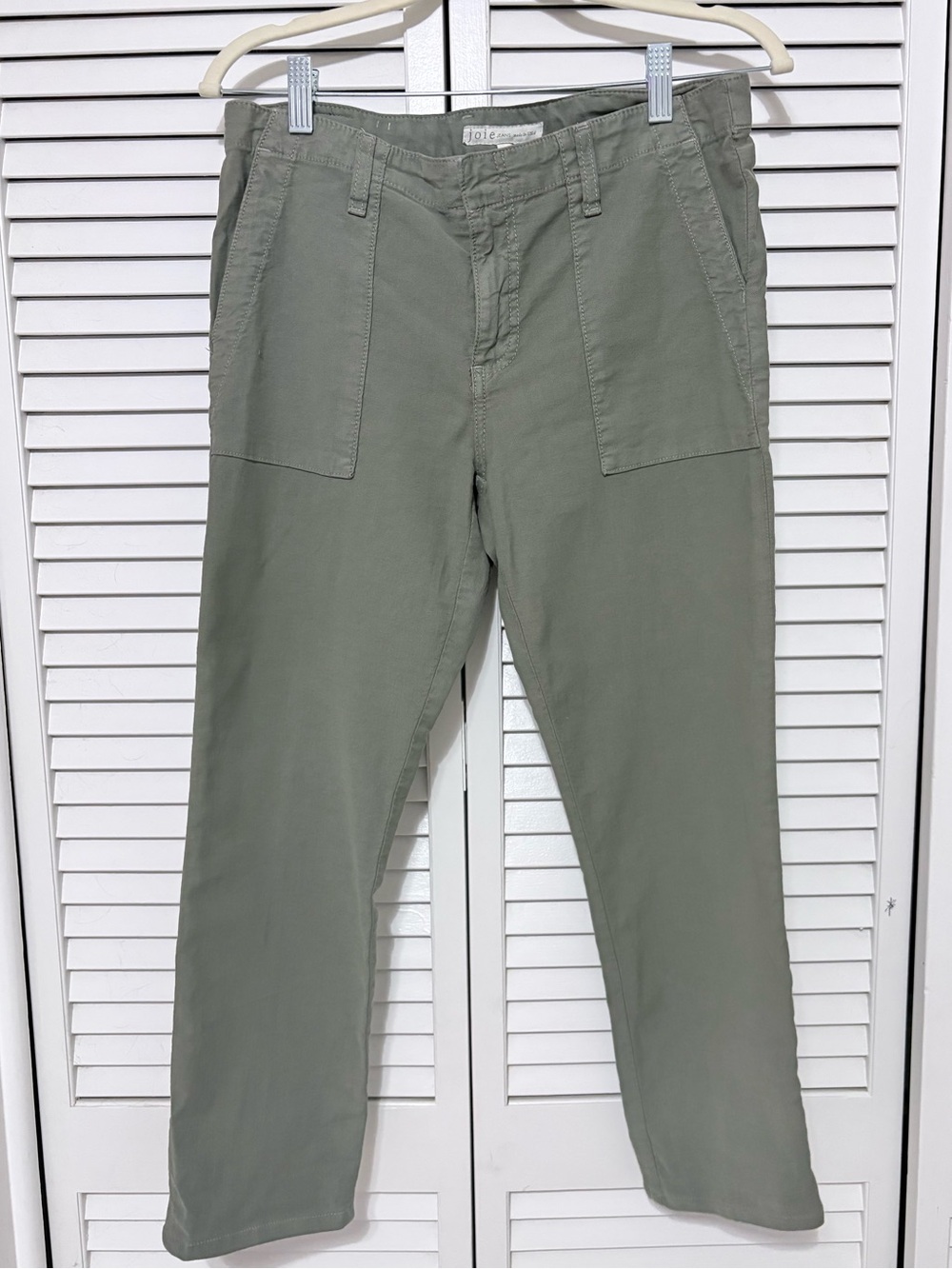 Joie Cropped Linen Blend Pant